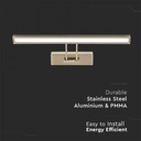 CIL INTERIOR APLICA LED 4000K 9W 350 lm TABLOU/OGLINDA BRONZ