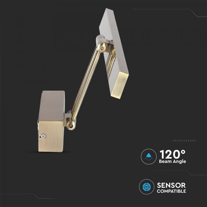 CIL INTERIOR APLICA LED 4000K 9W 350 lm TABLOU/OGLINDA BRONZ