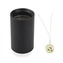 CIL INTERIOR PLAFONIERA 1xGU10 ROTUNDA DxH:60x100mm NEAGRA VT