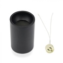 CIL INTERIOR PLAFONIERA 1xGU10 ROTUNDA DxH:70x107mm NEAGRA VT