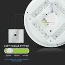 CIL PLAFONIERA IP20 3000-6400K 24W 2600 lm ROTUNDA D:350x55mm ALBA