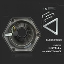 CIL EXTERIOR IP44 STALP NEGRU 3 BRATE