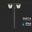 CIL EXTERIOR IP44 STALP NEGRU 3 BRATE