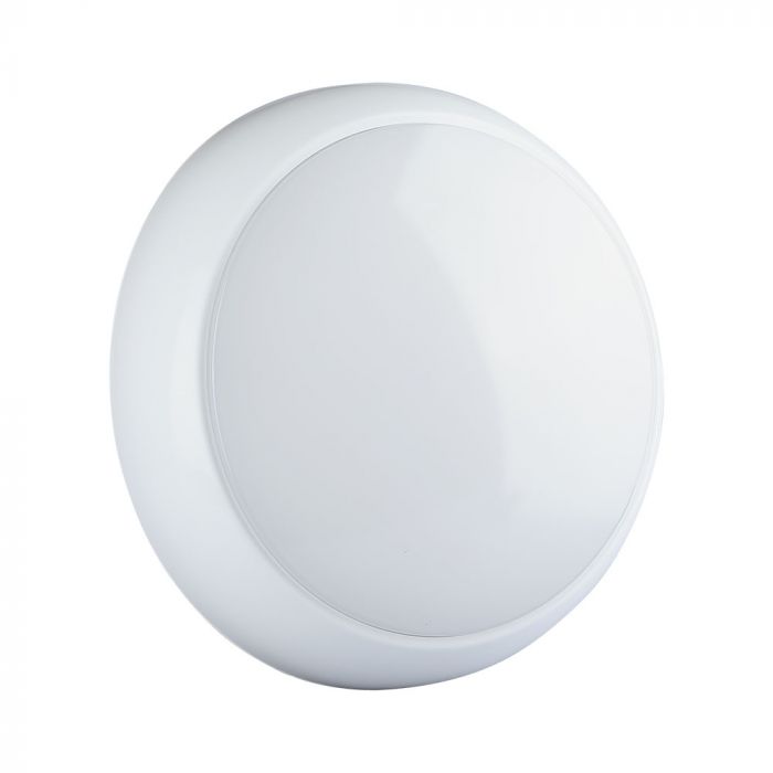 CIL EXTERIOR IP65 PLAFONIERA 3000-6400K 15W 900 lm ROTUNDA D:320x100mm ALBA + PANOU SOLAR