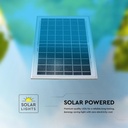 CIL EXTERIOR IP65 PLAFONIERA 3000-6400K 15W 900 lm ROTUNDA D:320x100mm ALBA + PANOU SOLAR
