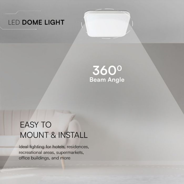 CIL PLAFONIERA 24W LED 4000K IP44 76281