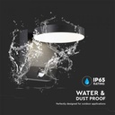 LAMPA PERETE CU SENZOR NEGRU 17W LED IP65 2956
