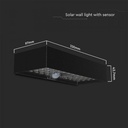 LAMPA PERETE SOLARA 6W 4000K IP65 230x97x42.7mm BATERIE LITIU 10307