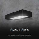 LAMPA PERETE SOLARA 6W 4000K IP65 230x97x42.7mm BATERIE LITIU 10307