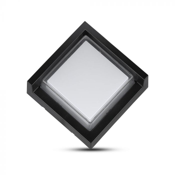 CIL ARH APLICA 3000W 6W 400 lm PATRATA NEAGRA D:133x67mm IP65 VT