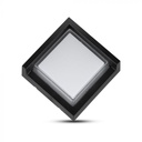 CIL ARH APLICA 3000W 6W 400 lm PATRATA NEAGRA D:133x67mm IP65 VT