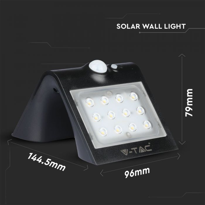 CIL ARH APLICA 4000K 1.5W 220 lm  SENZOR SI PANOU SOLAR