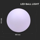 CIL ARH SFERA RGB D=30CM DECORATIVA CU TELECOMANDA IP67 VT