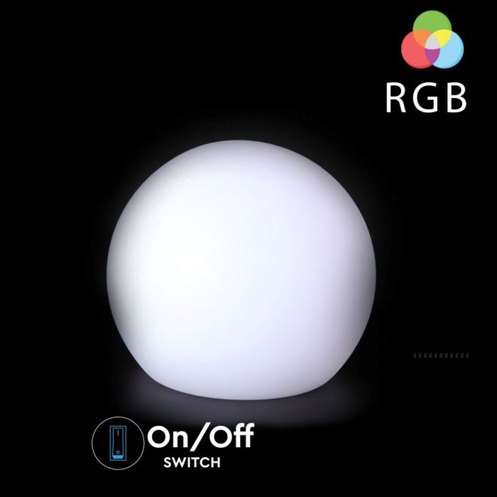 CIL ARH SFERA RGB D=30CM DECORATIVA CU TELECOMANDA IP67 VT