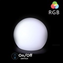 CIL ARH SFERA RGB D=30CM DECORATIVA CU TELECOMANDA IP67 VT