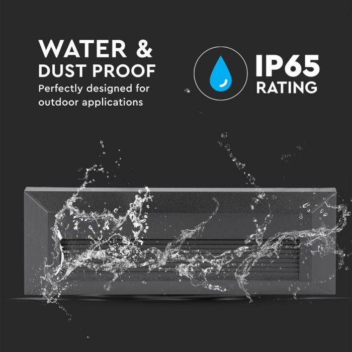 CIL ARH SPOT TREPTE 4000K 3W 110 lm D: 230x80x28mm NEGRU IP65 VT