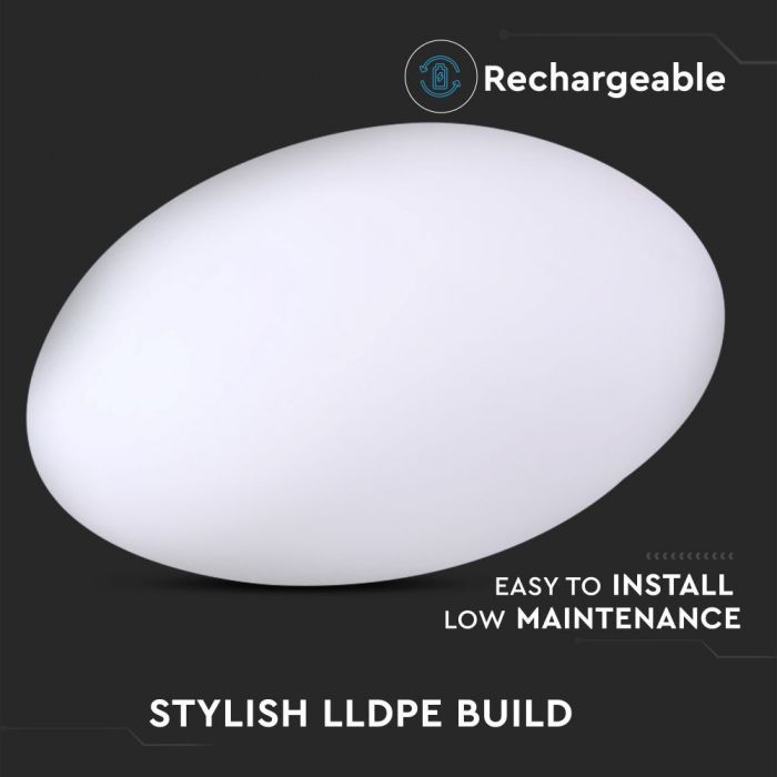 CIL ARH STONE RGB D=33CM DECORATIVA CU TELECOMANDA IP67 VT