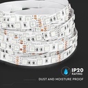 LED BANDA 12V IP20 RGB 9.6W 1000 lm/m (5ml/rola)