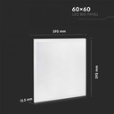 PANOU LED 6500K 40W 4950 lm 595x595x29mm ST 2160256