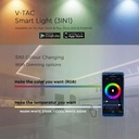 LED CONTROLLER RGB+WHITE 12/24V 10A WIFI