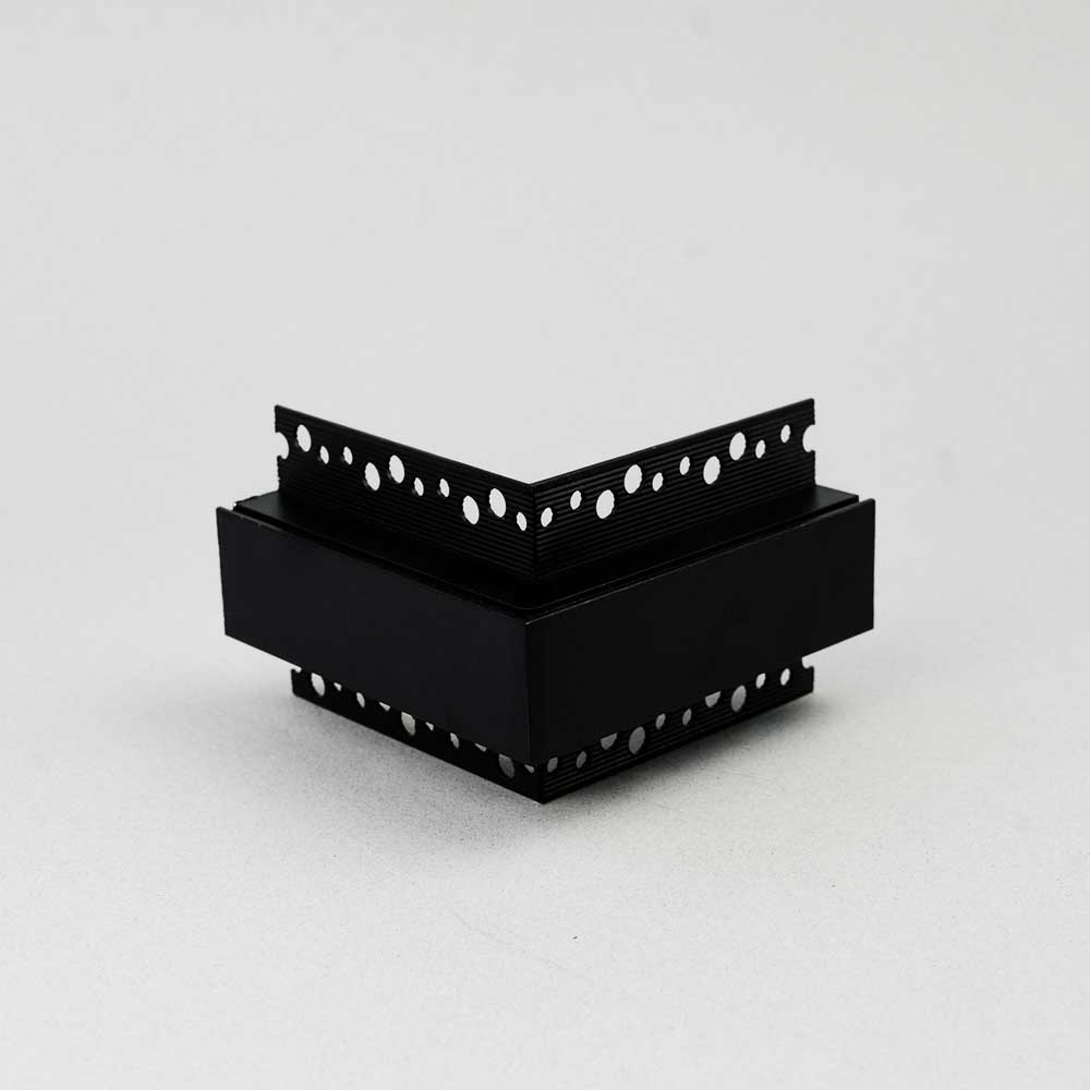 FT MAGNETIC S RIGIPS 90° VERTICAL JOINT BLACK 48V ACL