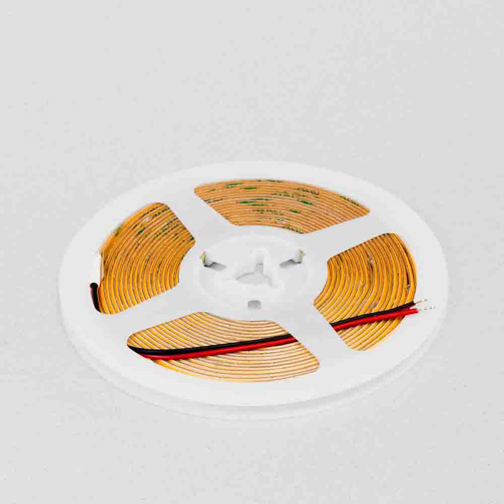 FT LED STRIP 24VDC COB 9W/M 4000K 400LED/M IP65 4MM 5M 5ANI