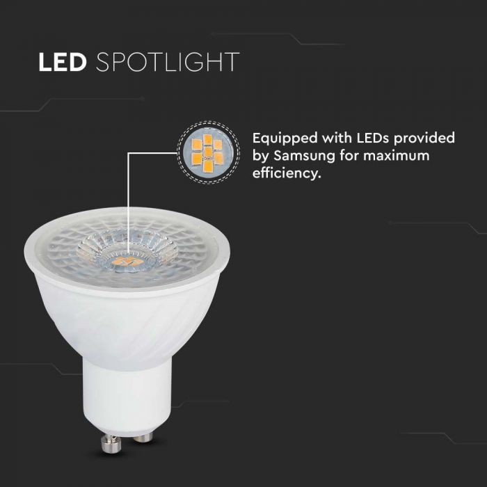 BEC LED GU10 4000K 6W 445 lm DIMABIL VT