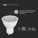 BEC LED GU10 4000K 6.5W 480 lm VT