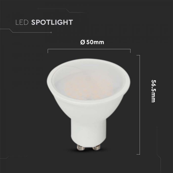 BEC LED GU10 4000K 10W 1000lm VT