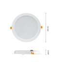 GTV SPOT 24W 2900LM 4000K IP54 DURE3 SLI043009NW_PW