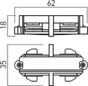ARX MINITRACK PIESA IMBINARE SINA MT1004