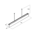 ARX UNS05NW SBK XUNO SYSTEM SRF/SUSP 30W 220V 400K IP20