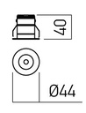 ARX SPOT INC 1x3W 3000K IP20 KP01WW MWH