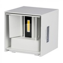 CIL ARH APLICA 3000K 6W 660 lm PATRATA ALBA 2-WAY IP65 VT