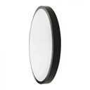 CIL PLAFONIERA SENZOR IP44 4000K 24W 2400 lm ROTUNDA D:225x65mm NEAGRA