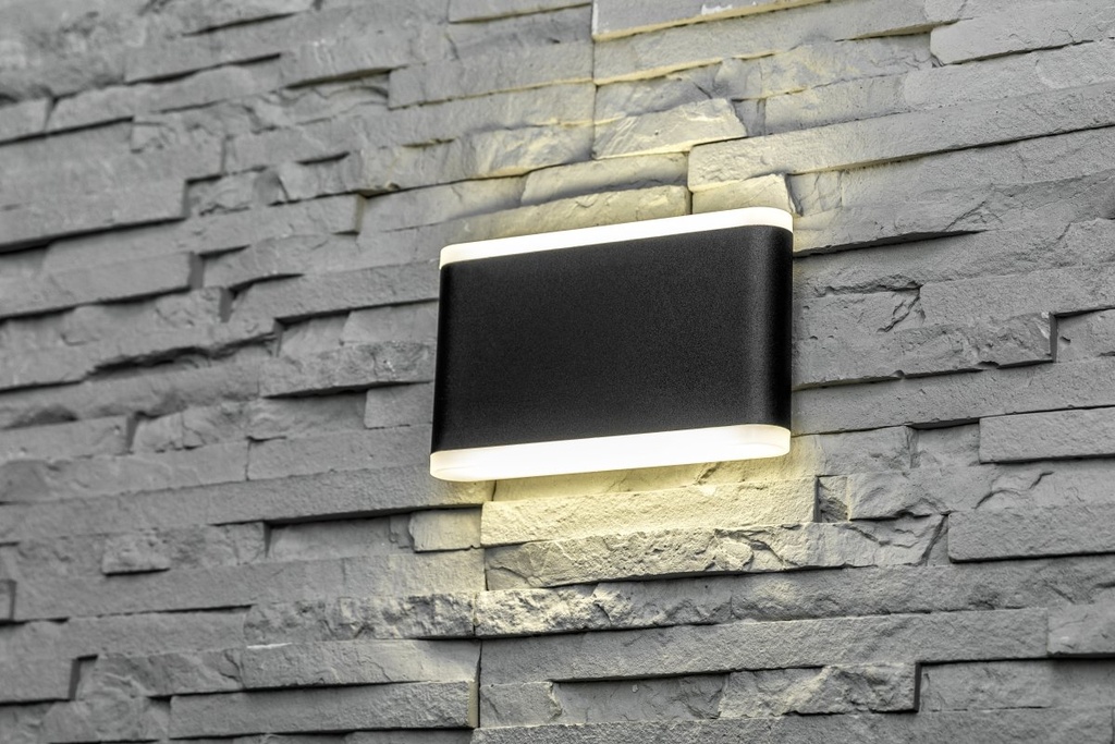GTV APLICA EXTERIOR VALLA 12W IP54 4000K LD-VALLA12W-40
