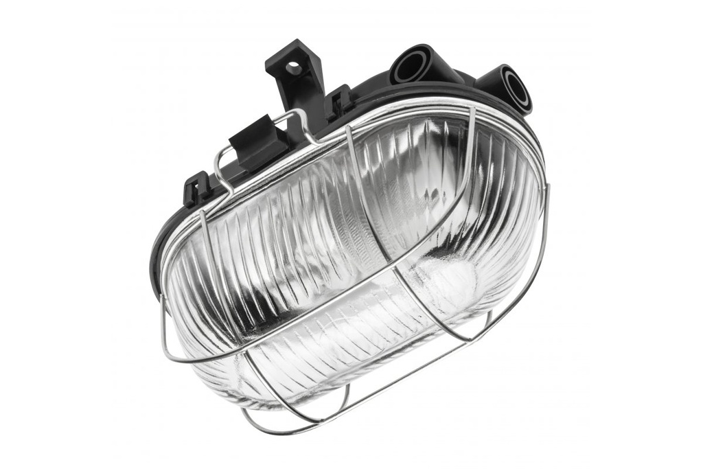 LAMPA BAT CU GRATAR METALIC E27 MAX. 60W