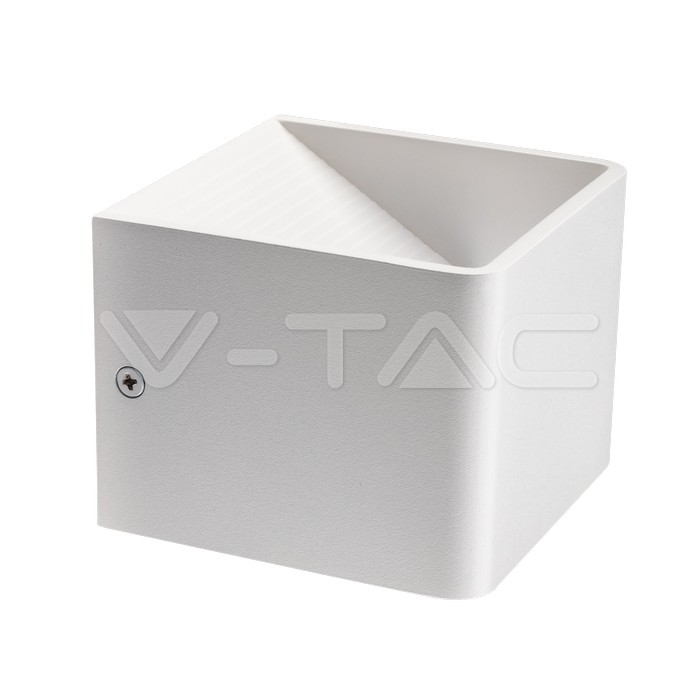 SPOT PERETE 5W Bridglux ALB PATRAT 4000K 7095 VT-758