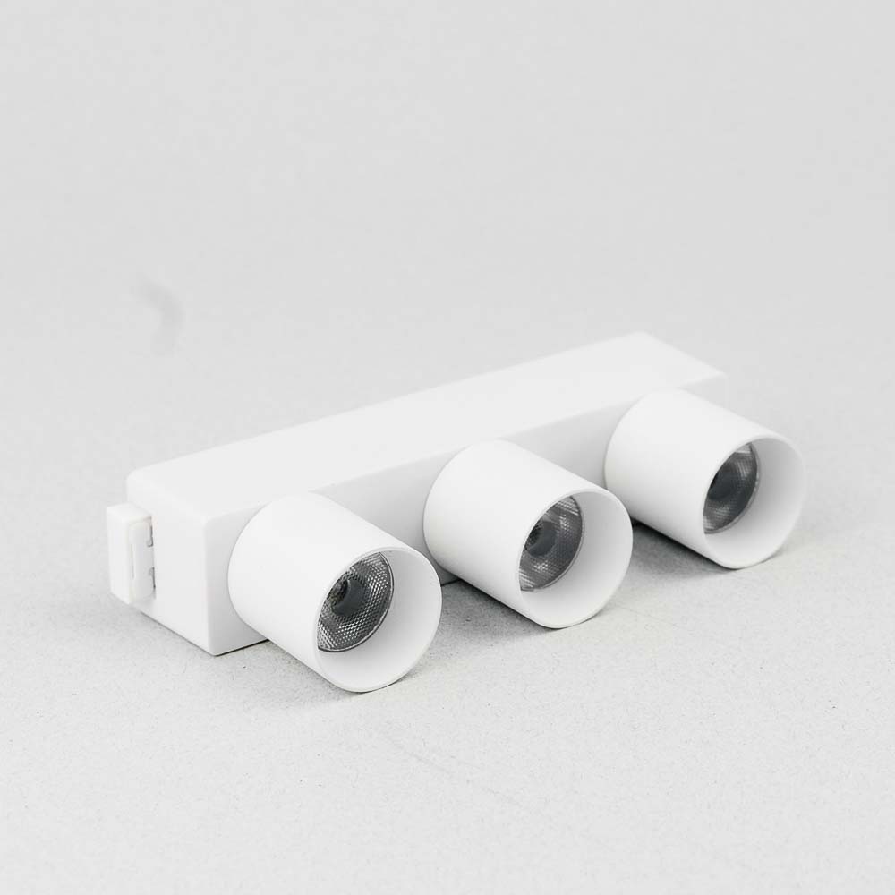 FT MAGNETIC S TRIPLE SPOT LIGHT 6W 3000K WH