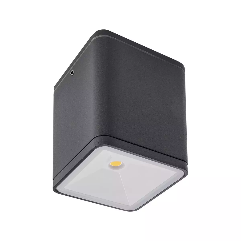 CIL ARH PLAF. LED 6W 4000K 601lm PATRATA ANTRACIT IP54 9199